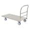 Vestil Stainless Steel Platform Truck 2000 lb Poly-On-Poly Casters 24 x 48 SSPT-2448 - alternate 2